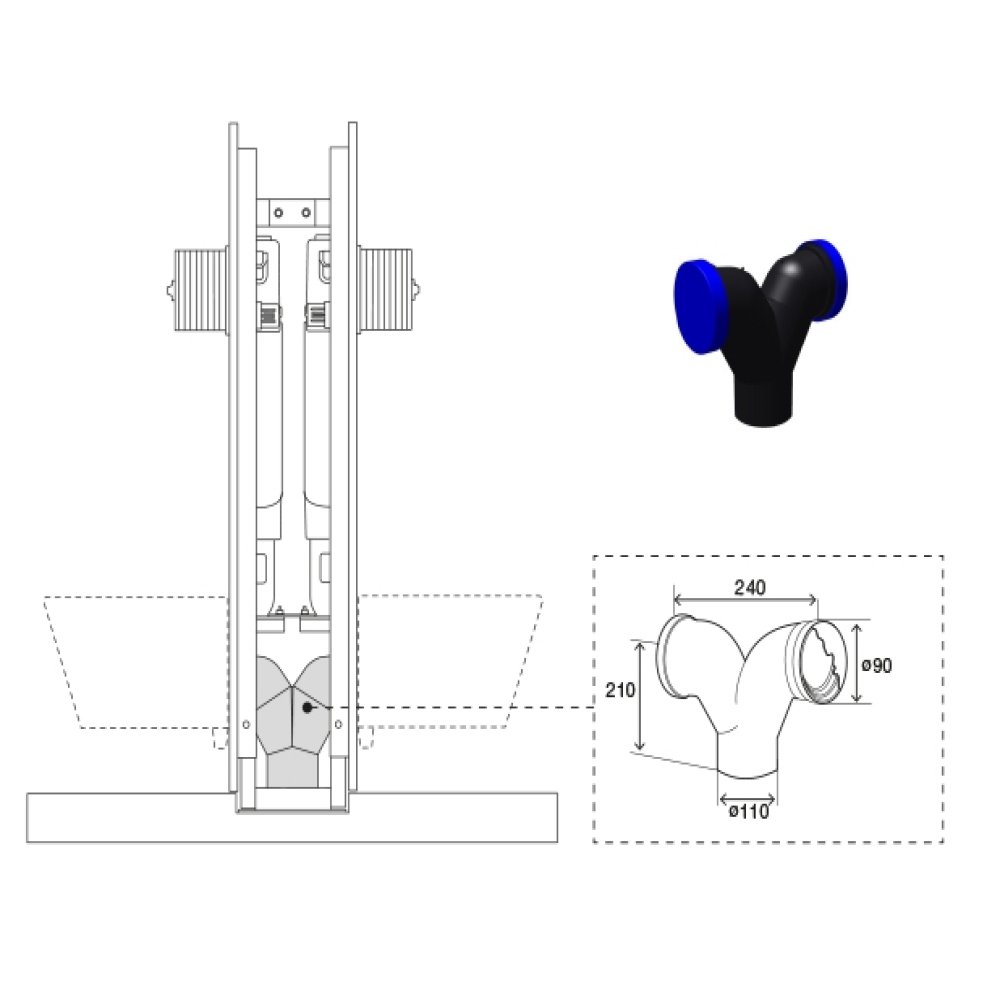 Double-Outlet-Bend-Vertical-111238