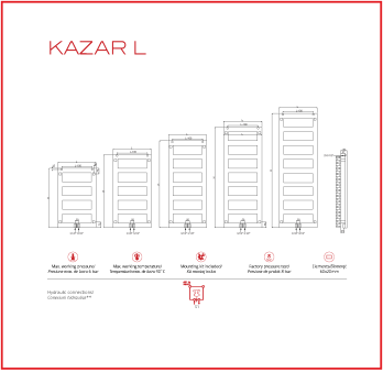 Calorifer-decorativ-Kazar-060150-Cromat-Kit-KAZL060150CR
